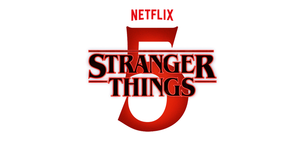 Stranger Things 5 Logo mit Schriftzug